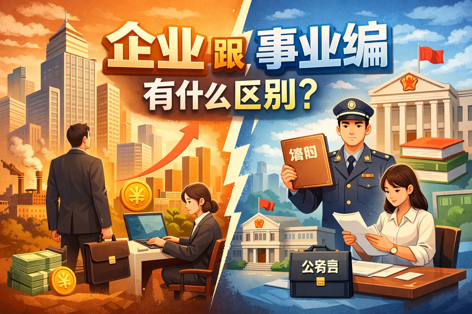 企业跟事业编有什么区别