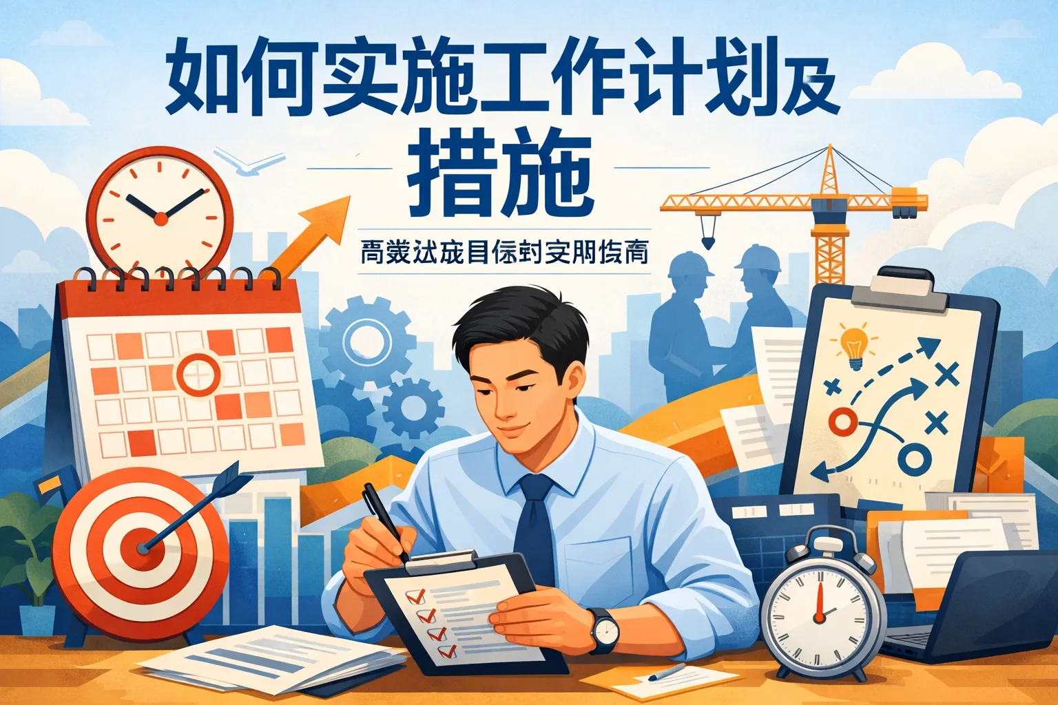 如何实施工作计划及措施