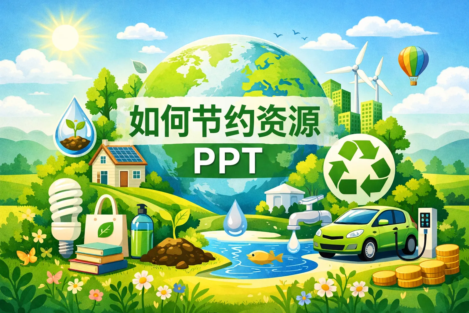 如何节约资源ppt