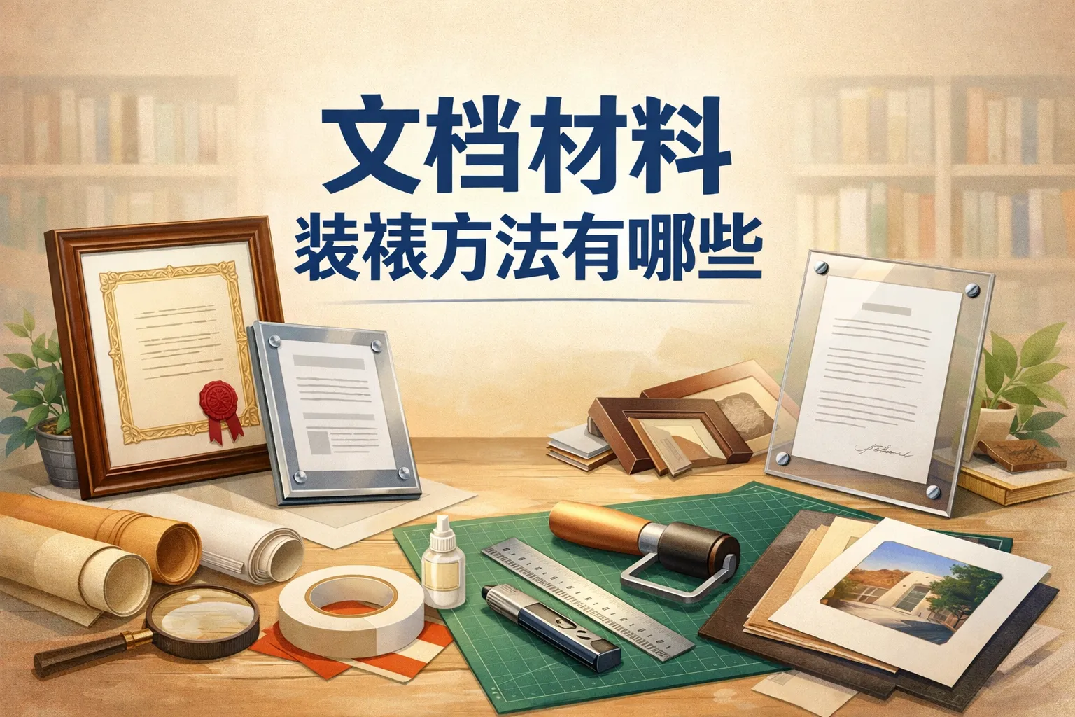 文档材料装裱方法有哪些