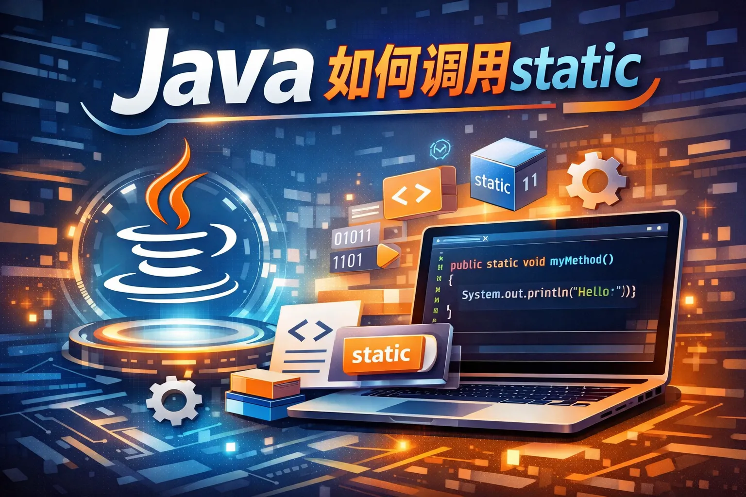 java 如何调用static