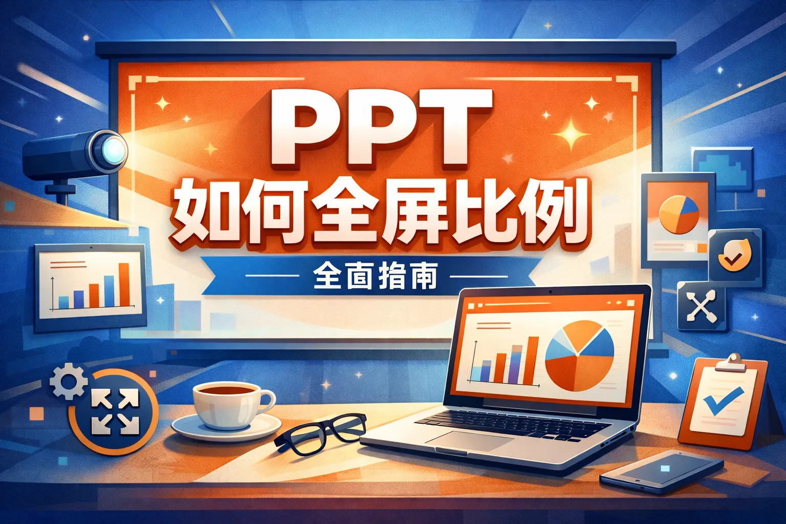 ppt如何全屏比例