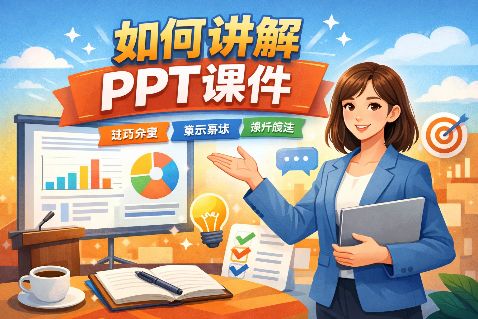 如何讲解ppt课件