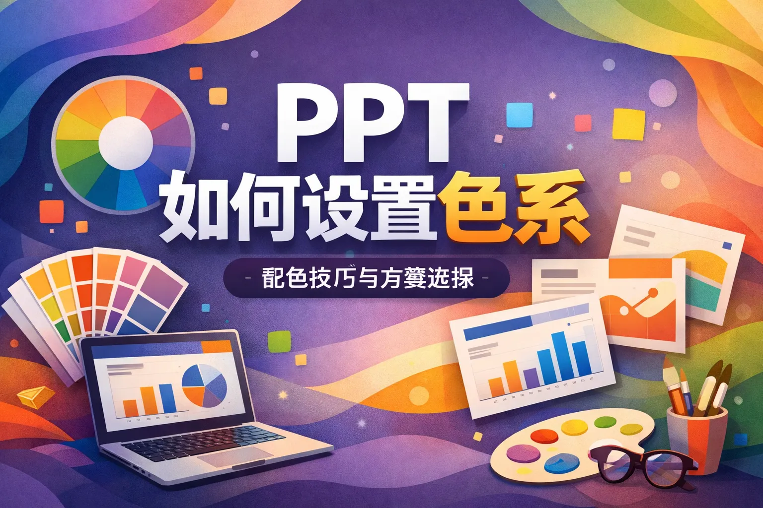 ppt如何设置色系