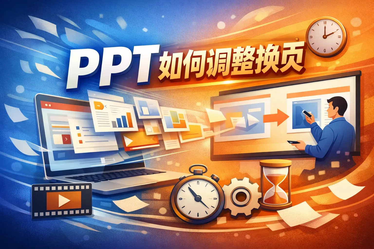 ppt如何调整换页