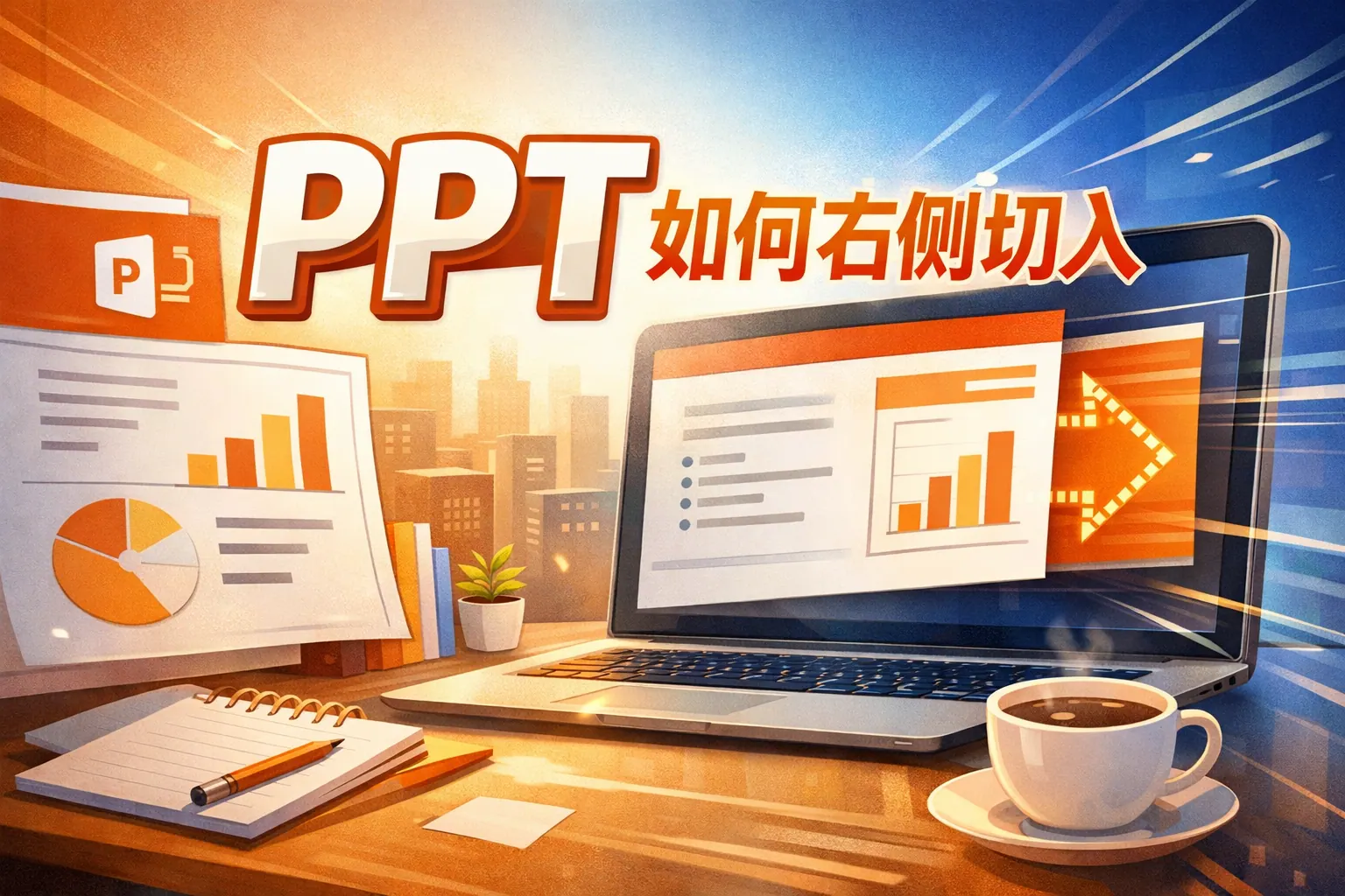 ppt如何右侧切入