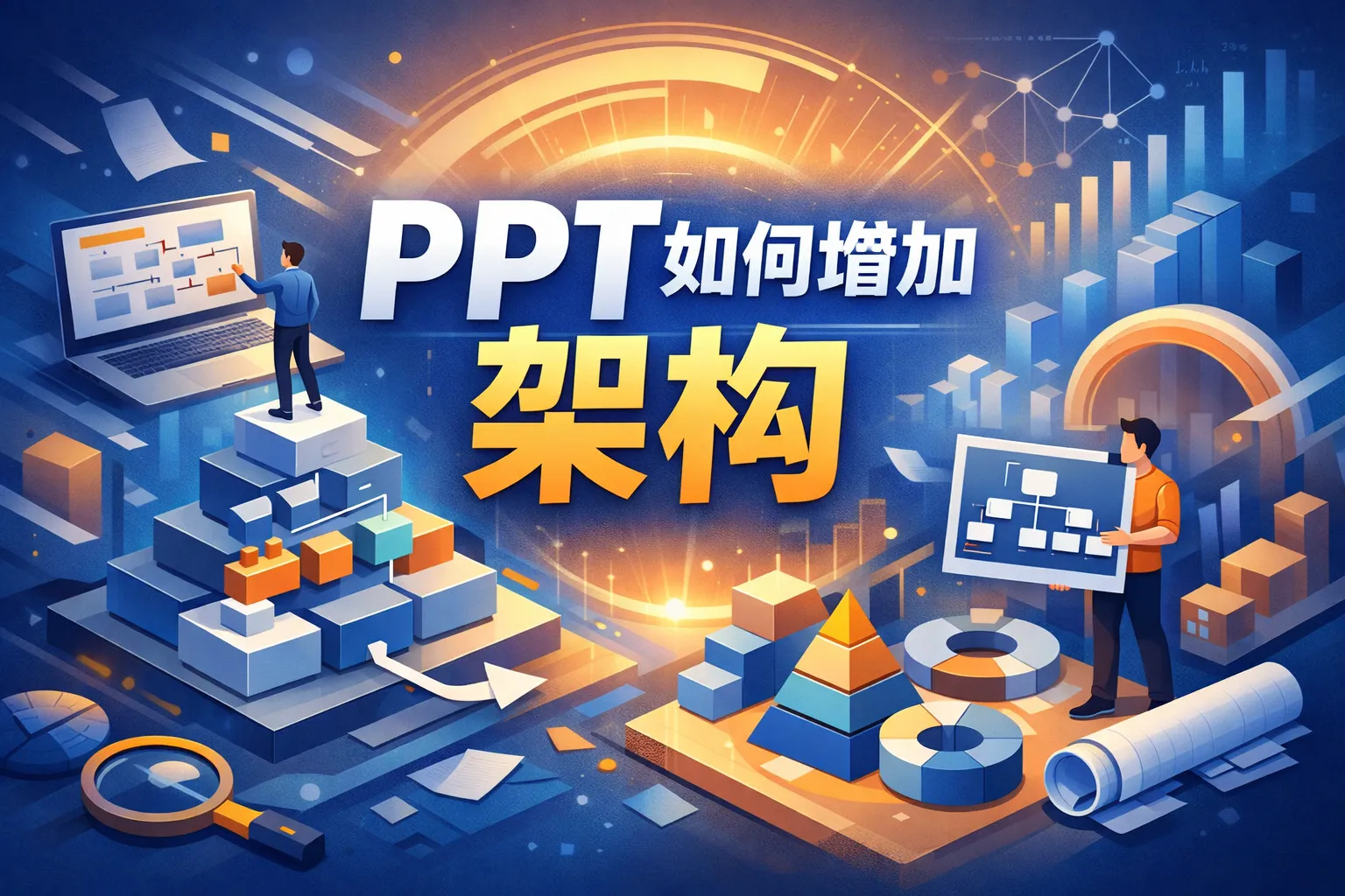 ppt如何增加架构