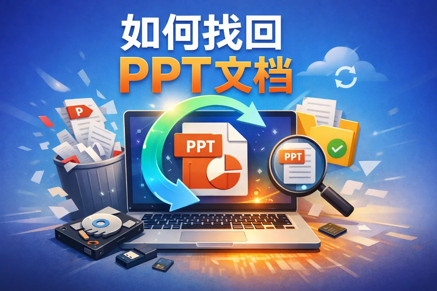 如何找回ppt文档