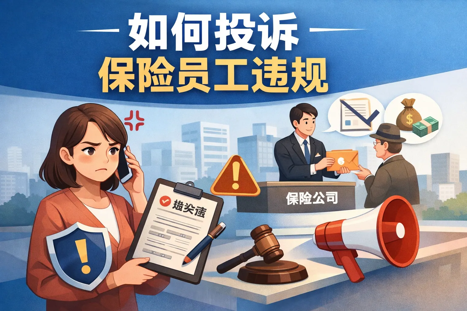 如何投诉保险员工违规