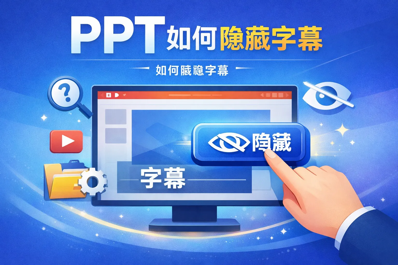 ppt如何隐藏字幕