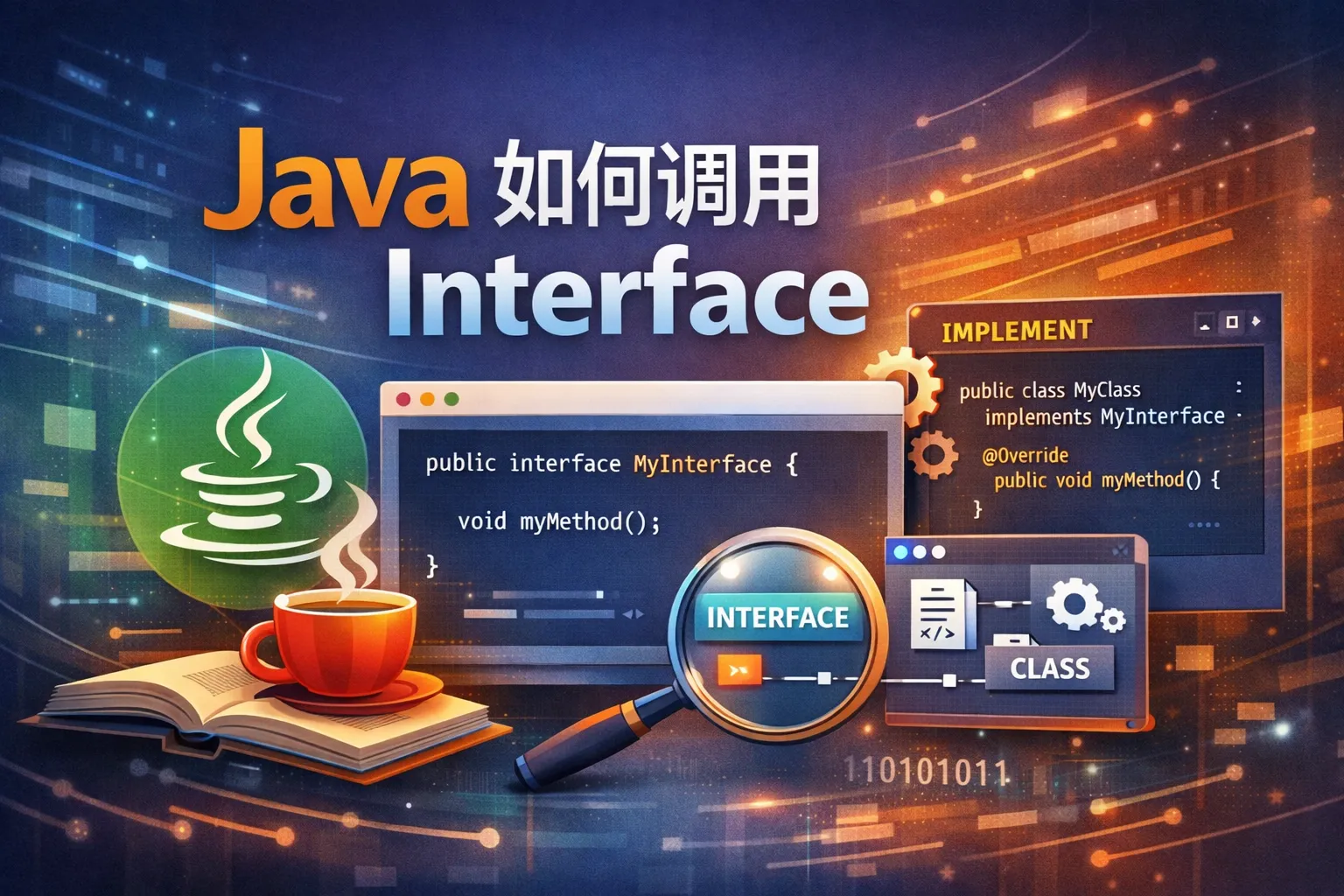 java如何调用interface