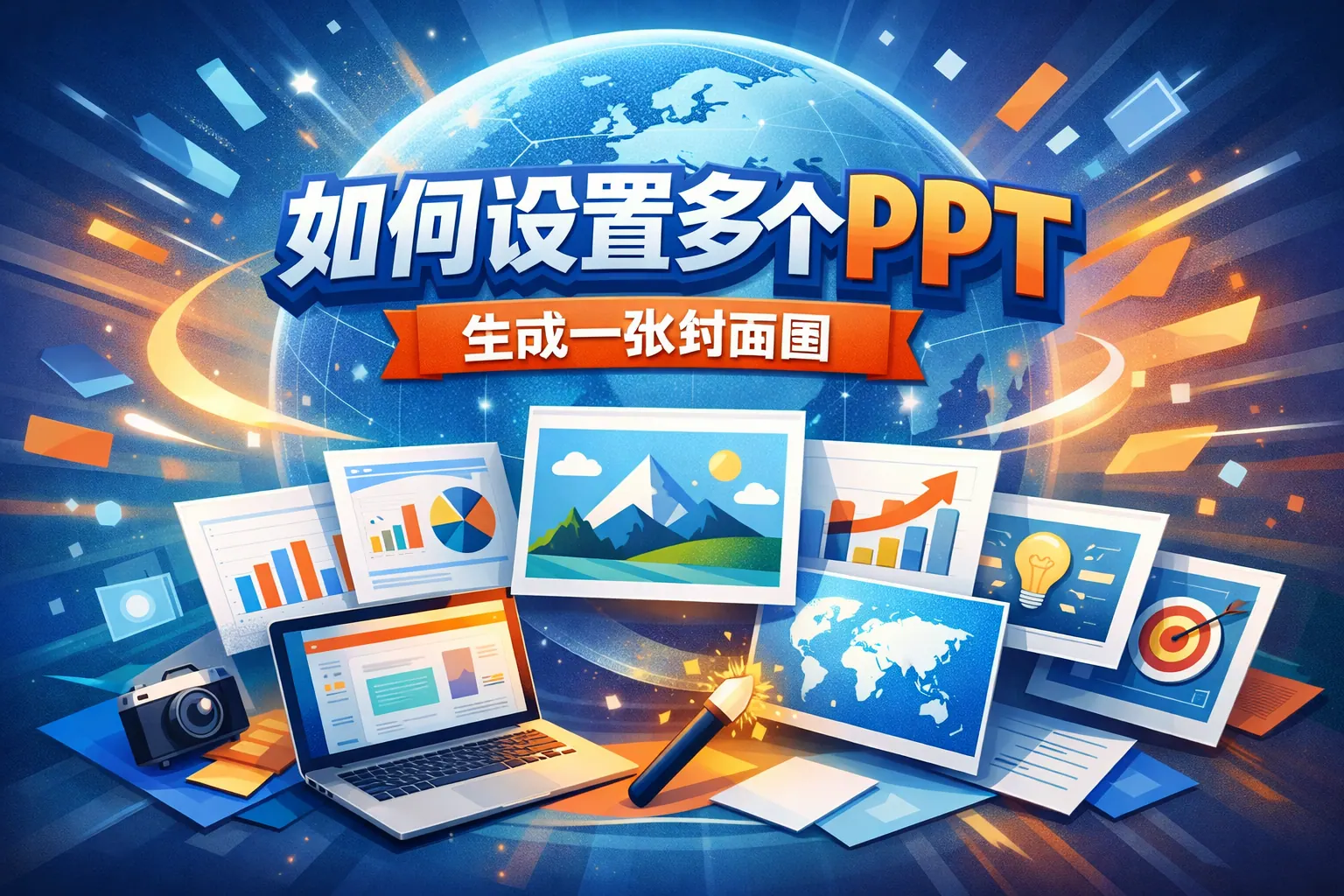 如何设置多个ppt