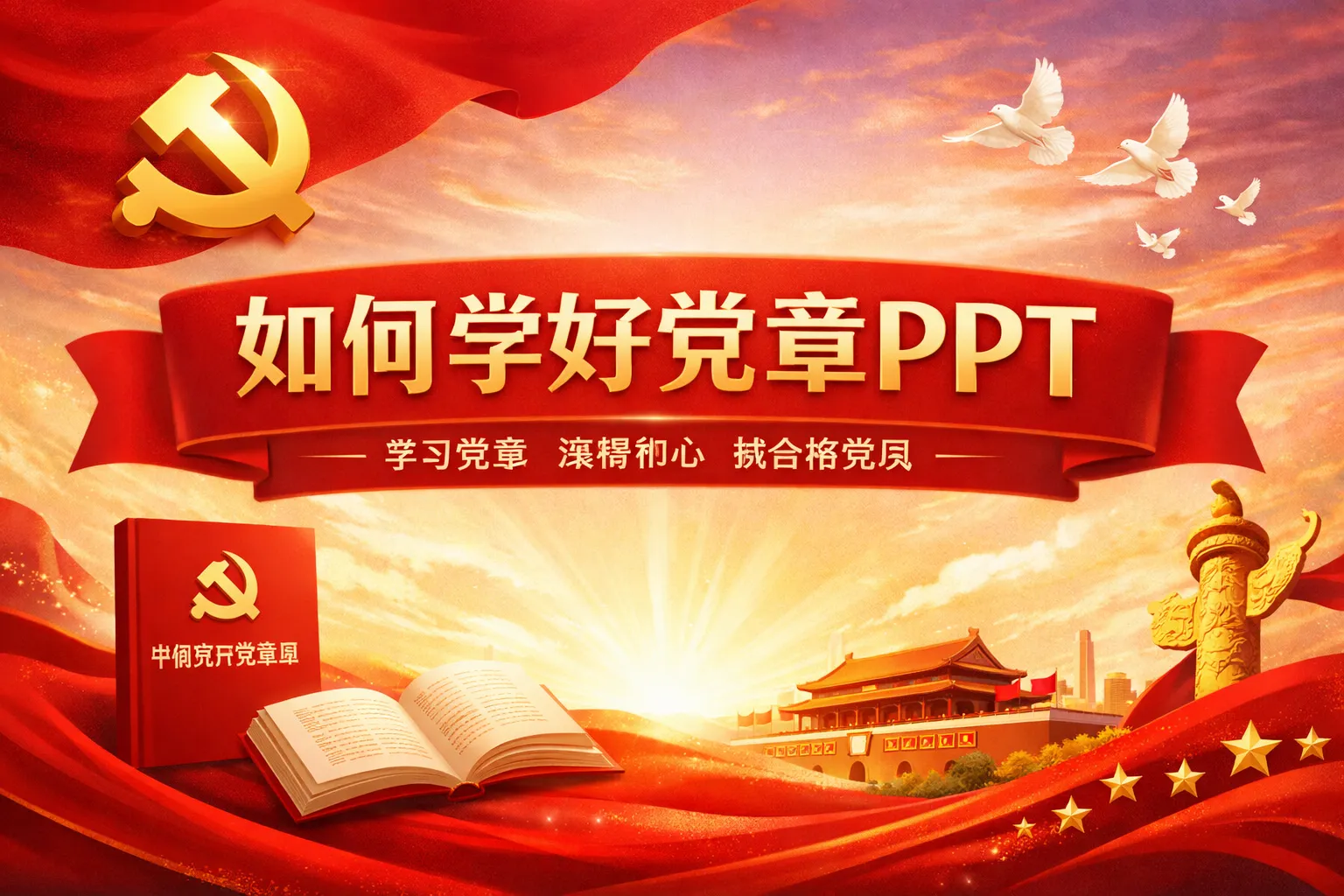 如何学好党章ppt