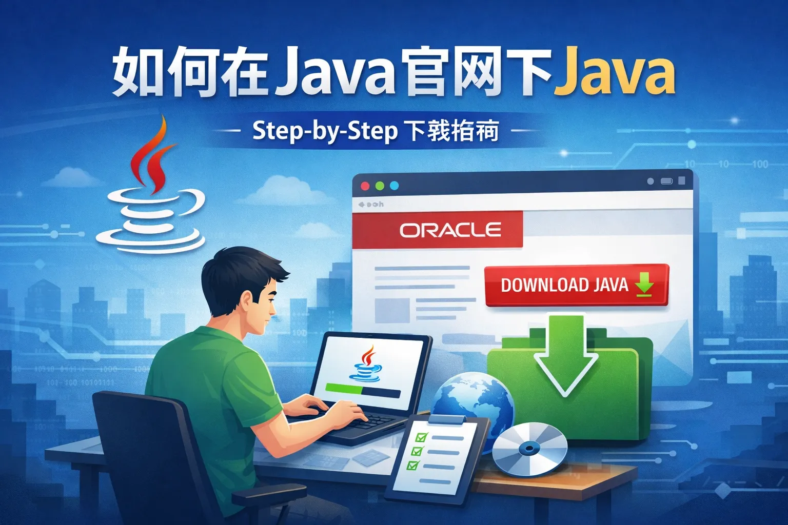 如何在java官网下java