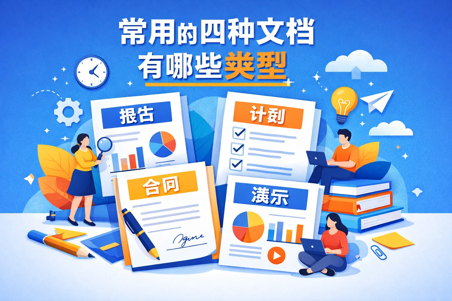 常用的四种文档有哪些类型