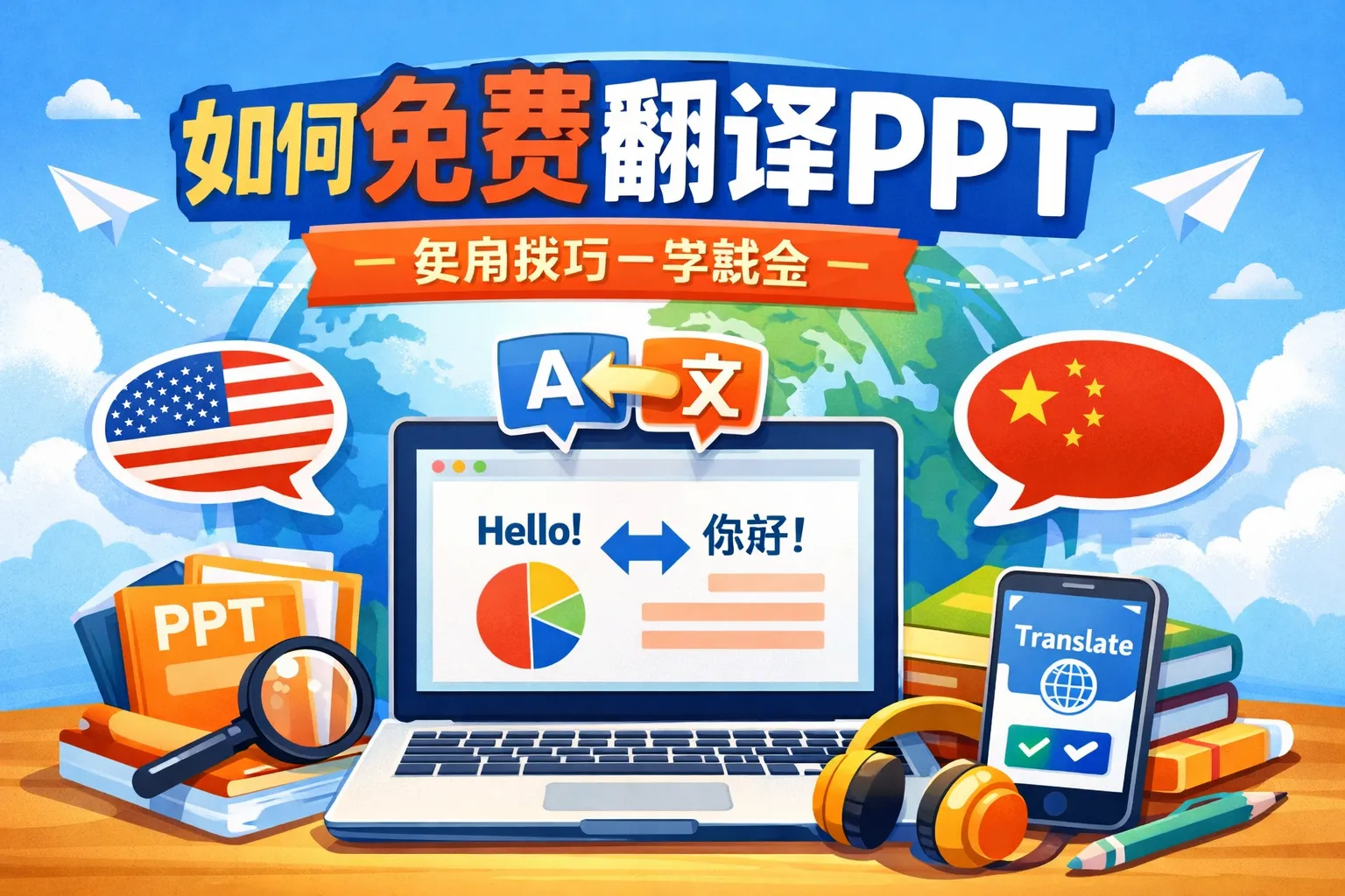 如何免费翻译ppt