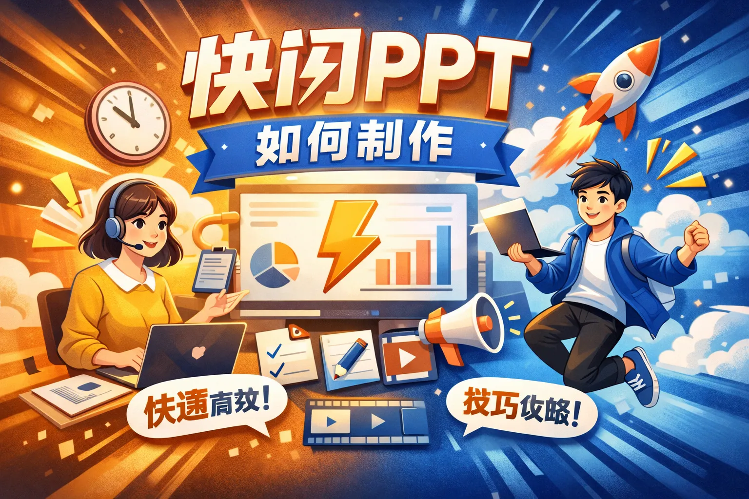 快闪ppt 如何制作