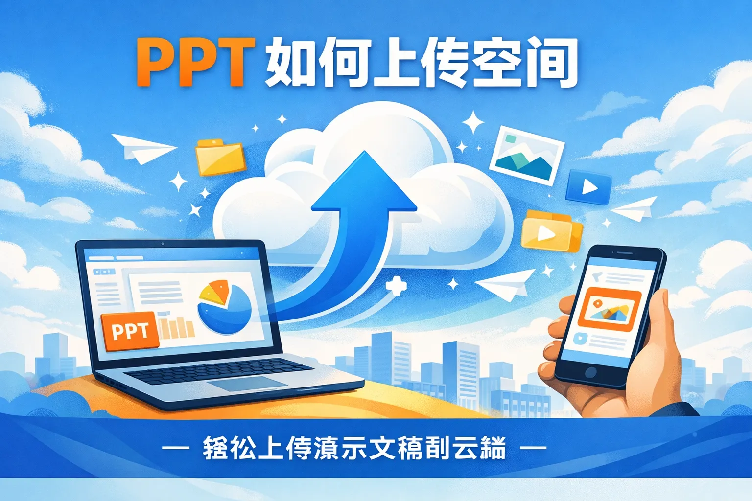 ppt 如何上传空间