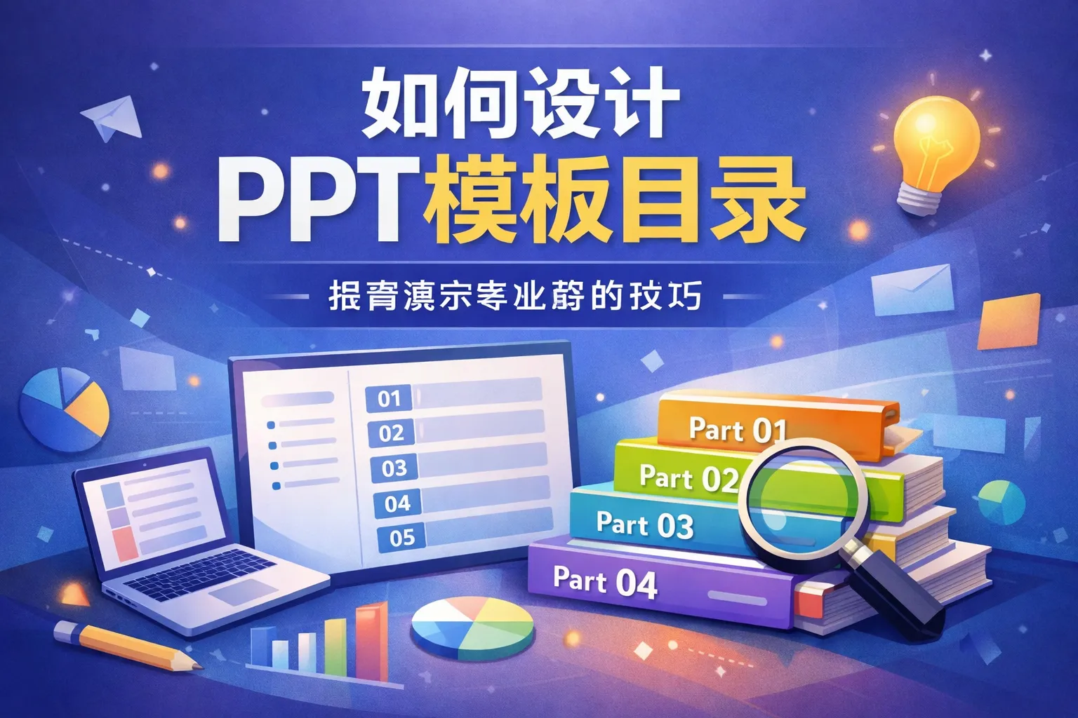 如何设计ppt模板目录