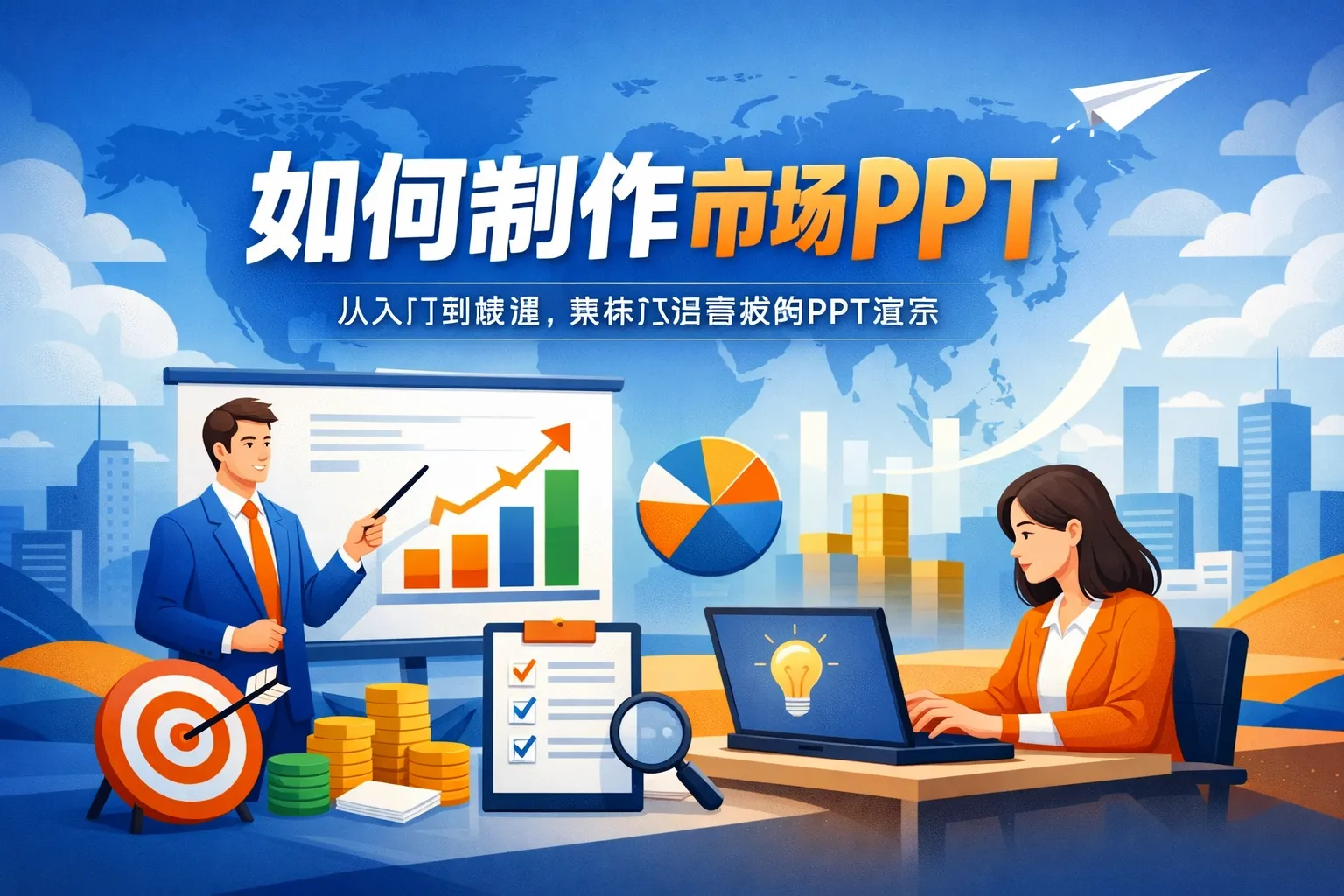 如何制作市场ppt