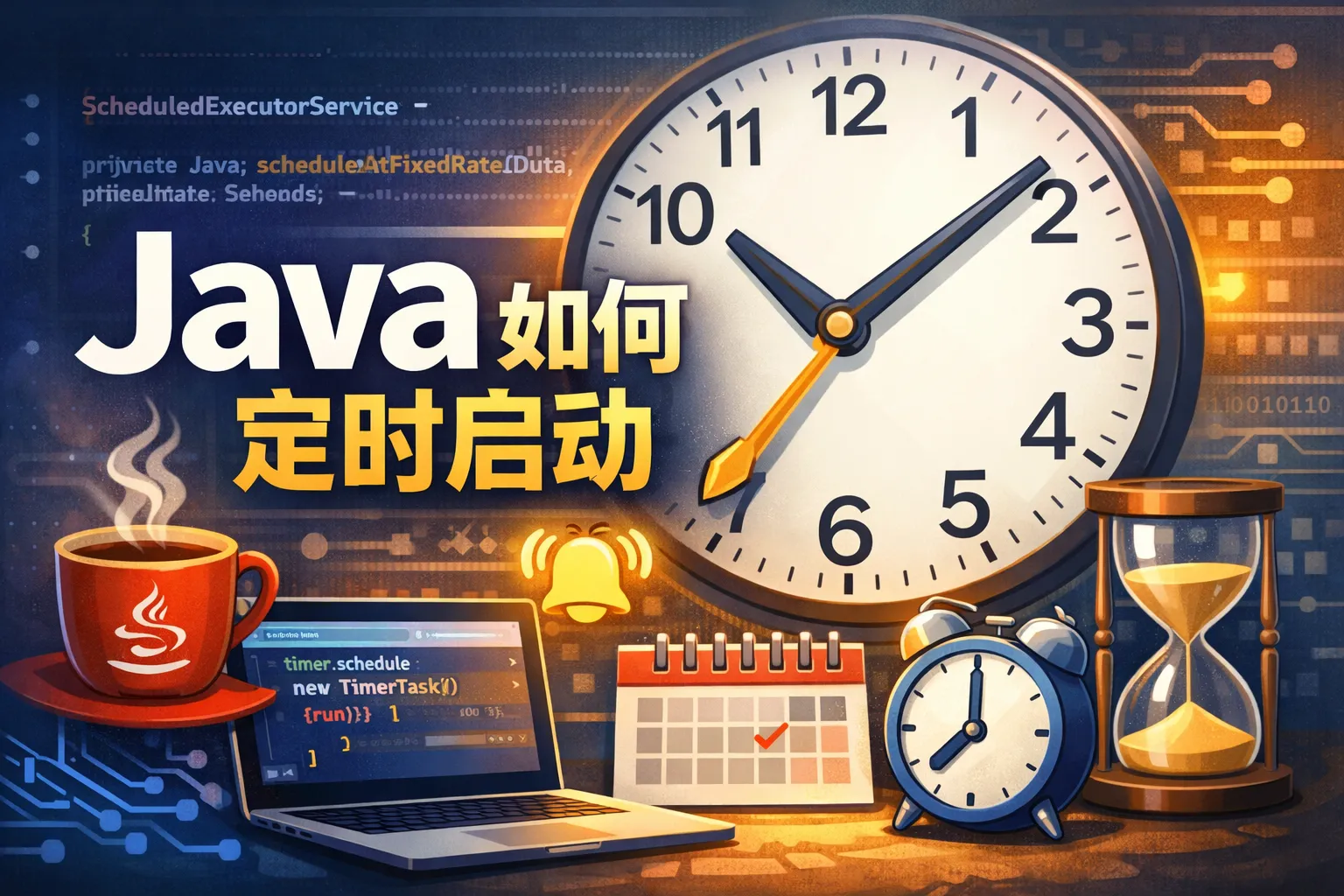 java如何定时启动