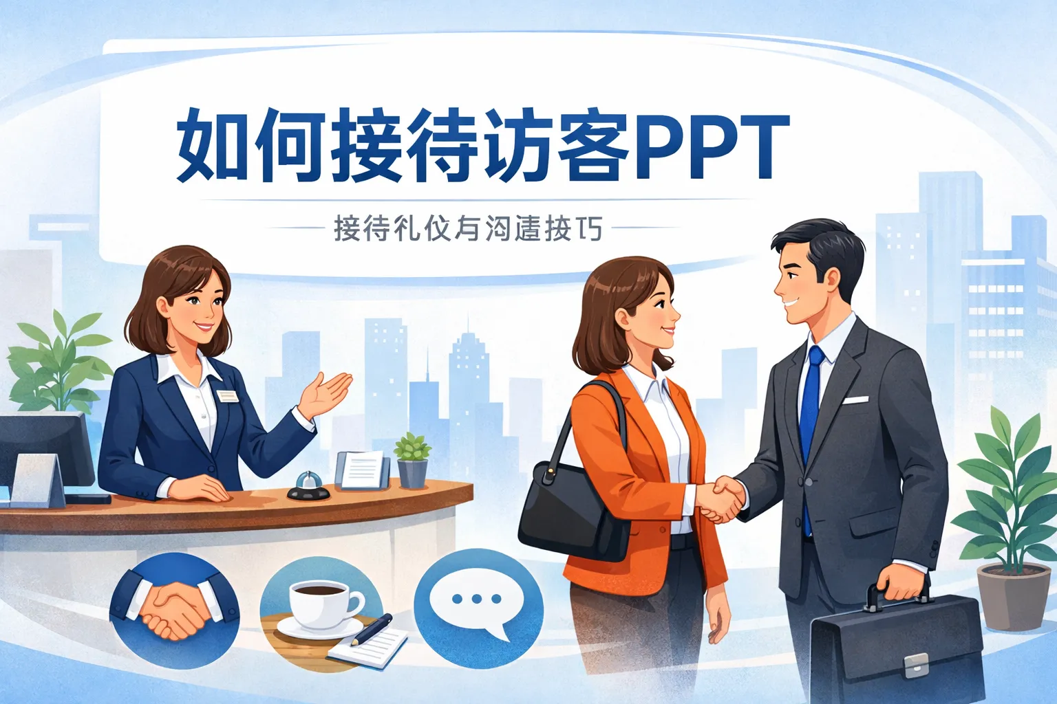 如何接待访客ppt
