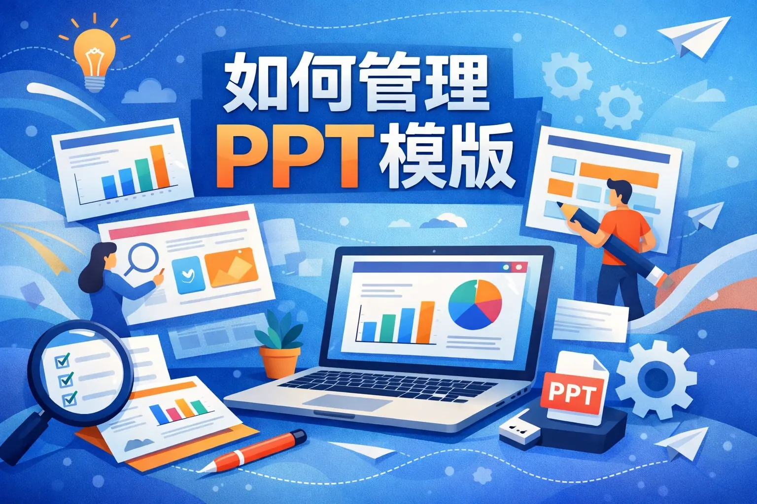 如何管理ppt模版