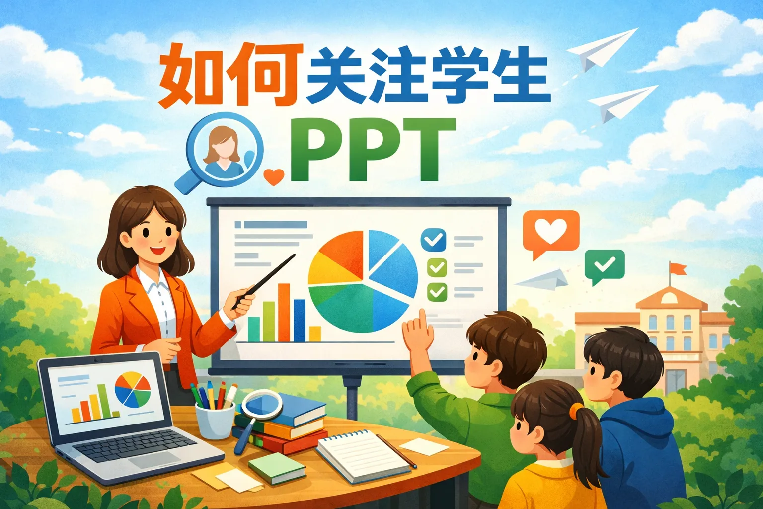如何关注学生ppt