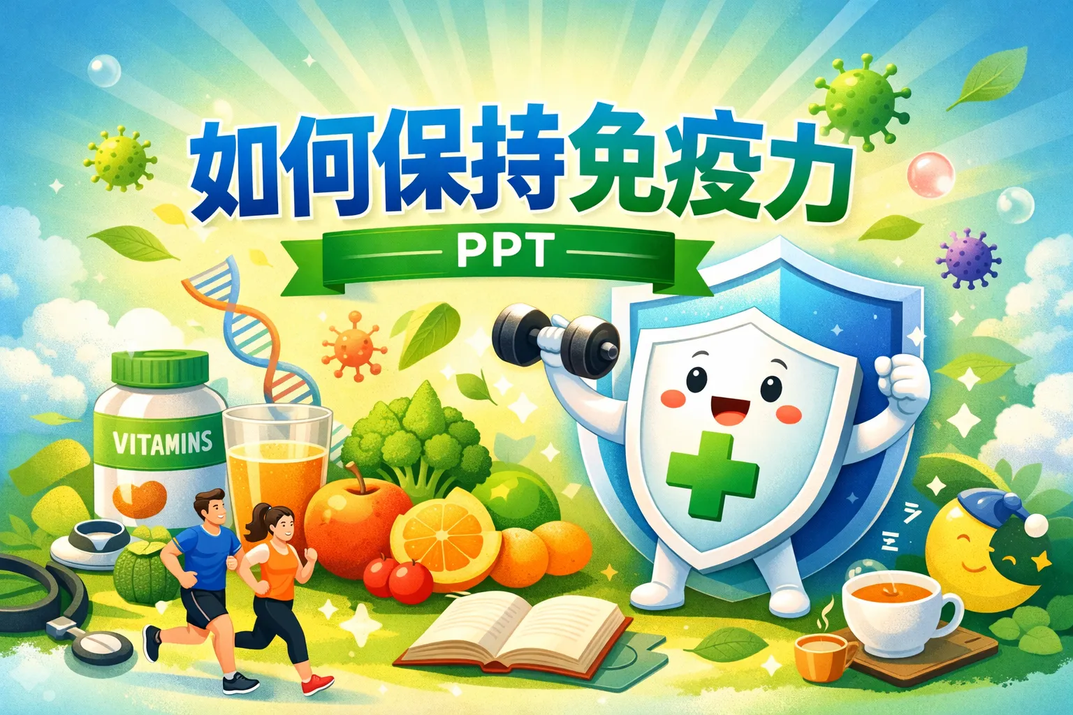 如何保持免疫力ppt