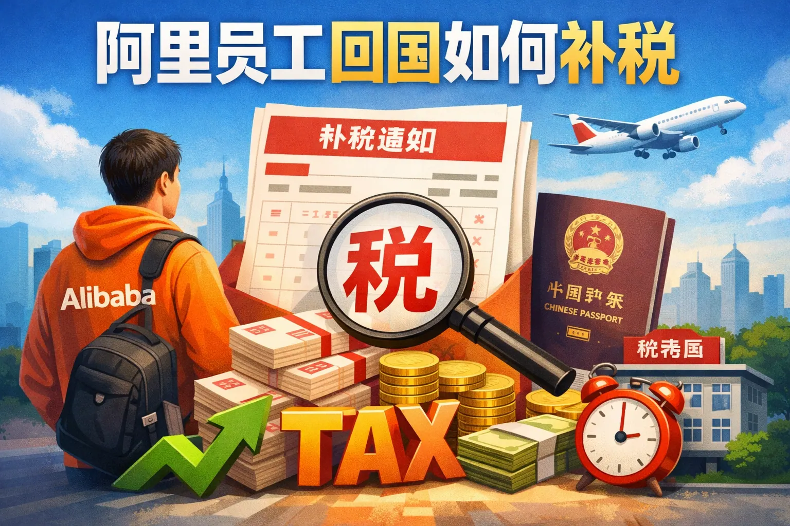 阿里员工回国如何补税