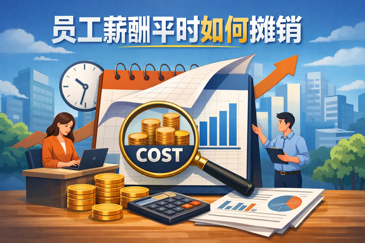 员工薪酬平时如何摊销