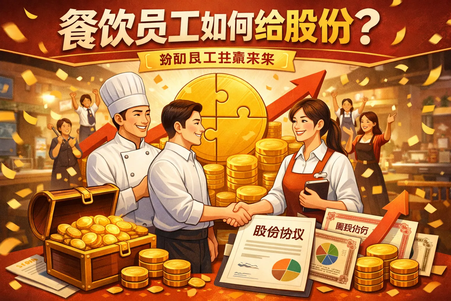 餐饮员工如何给股份