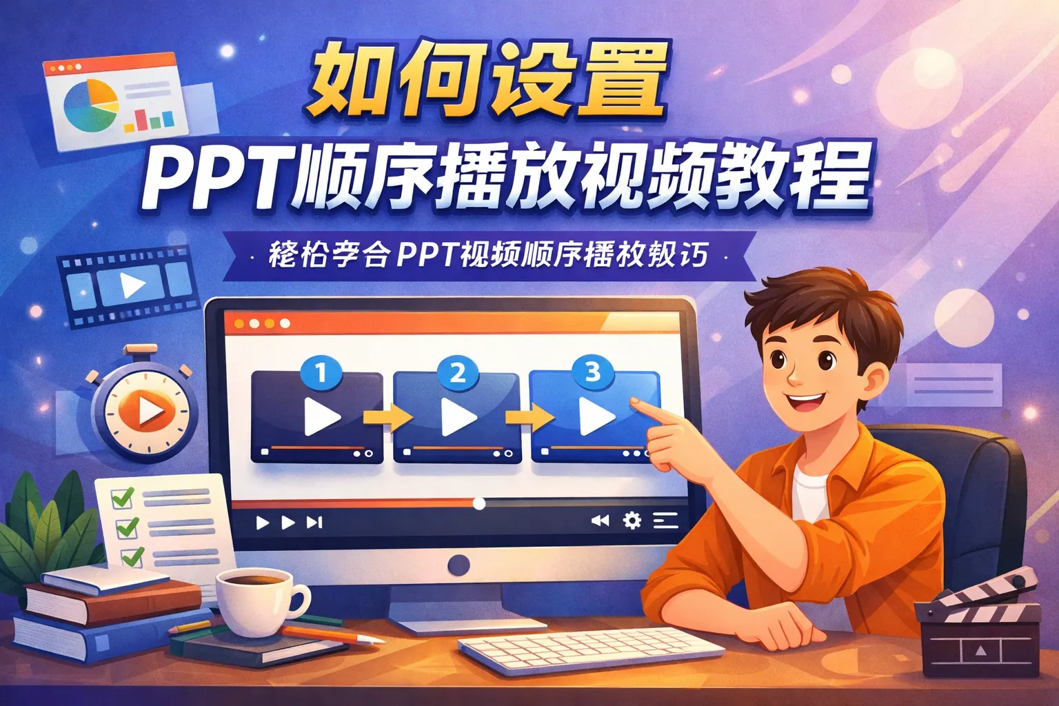 如何设置ppt顺序播放视频教程