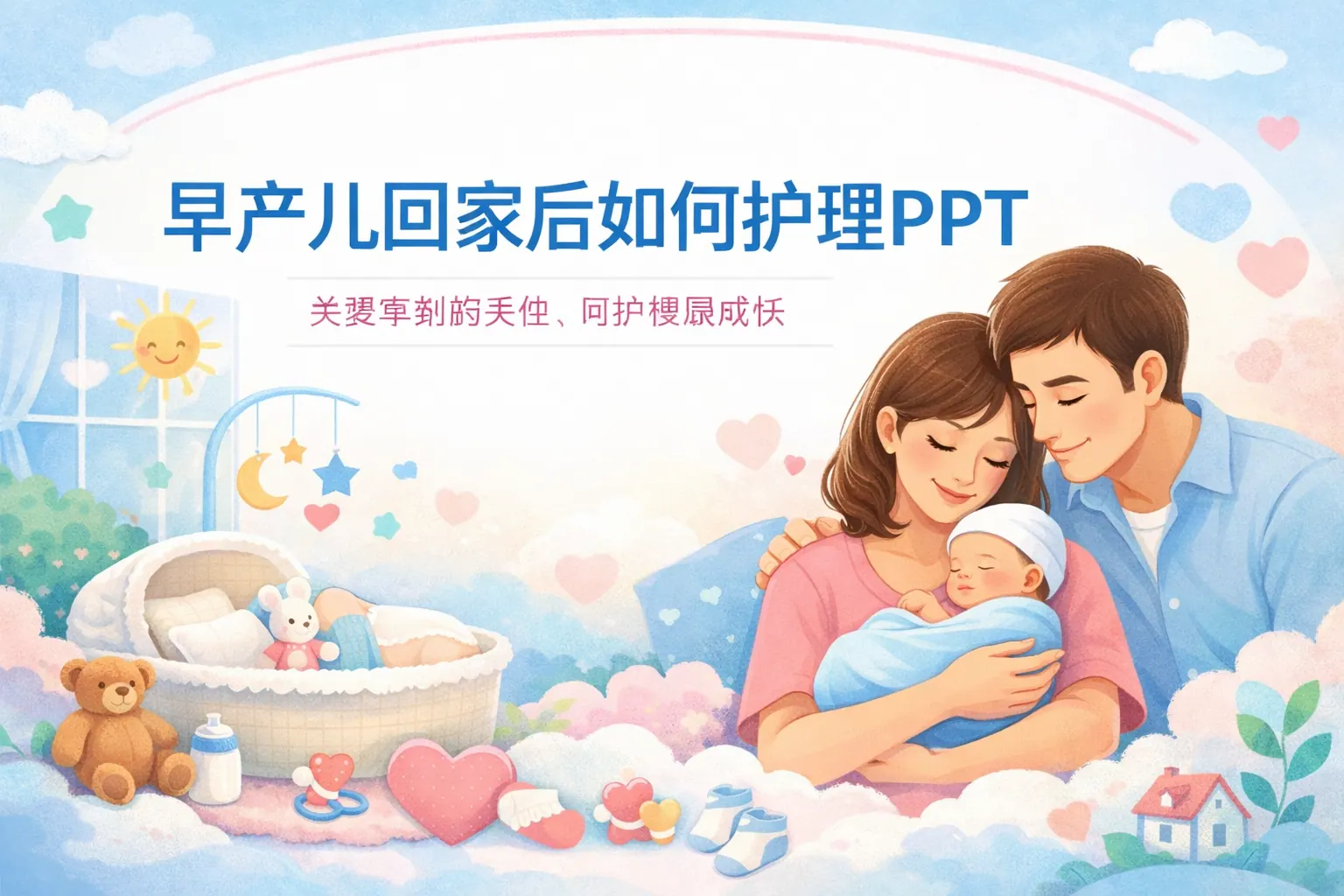 早产儿回家后如何护理ppt