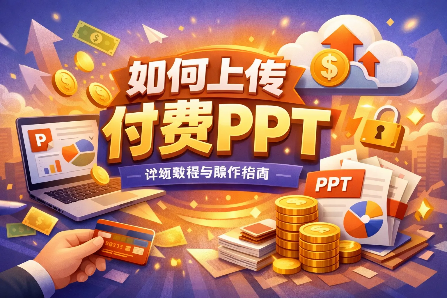 如何上传付费PPT
