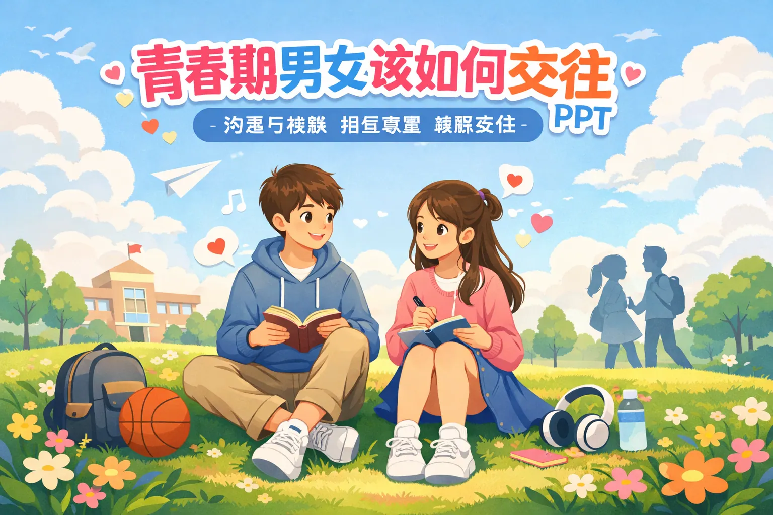 青春期男女该如何交往PPT