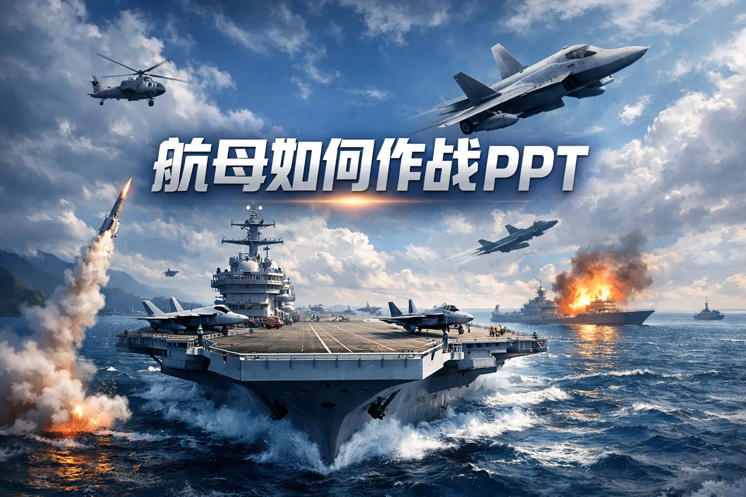 航母如何作战ppt