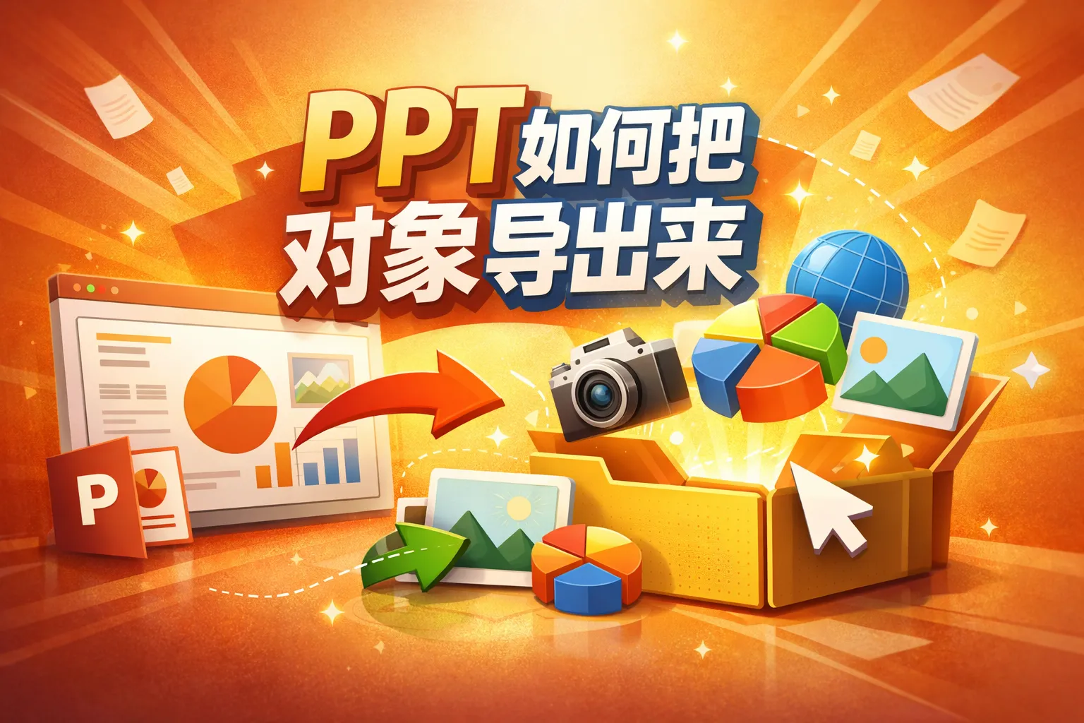 ppt如何把对象导出来