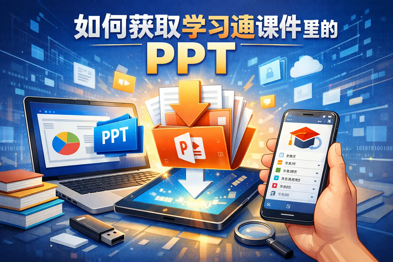 如何获取学习通课件里的ppt