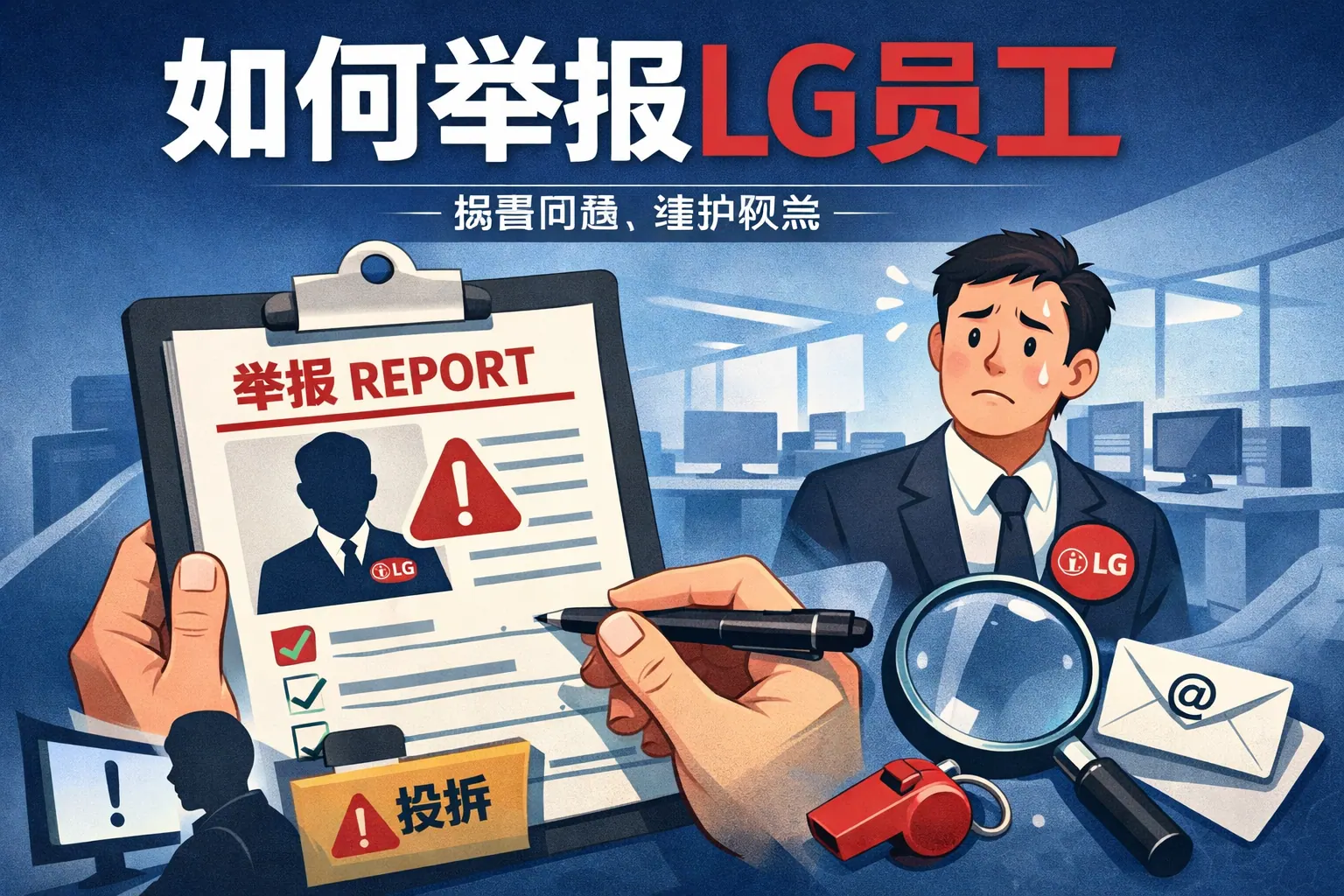 如何举报lg员工