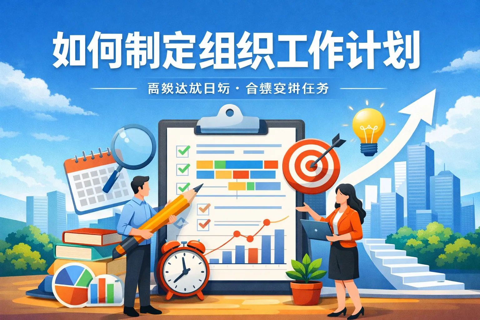 如何制定组织工作计划