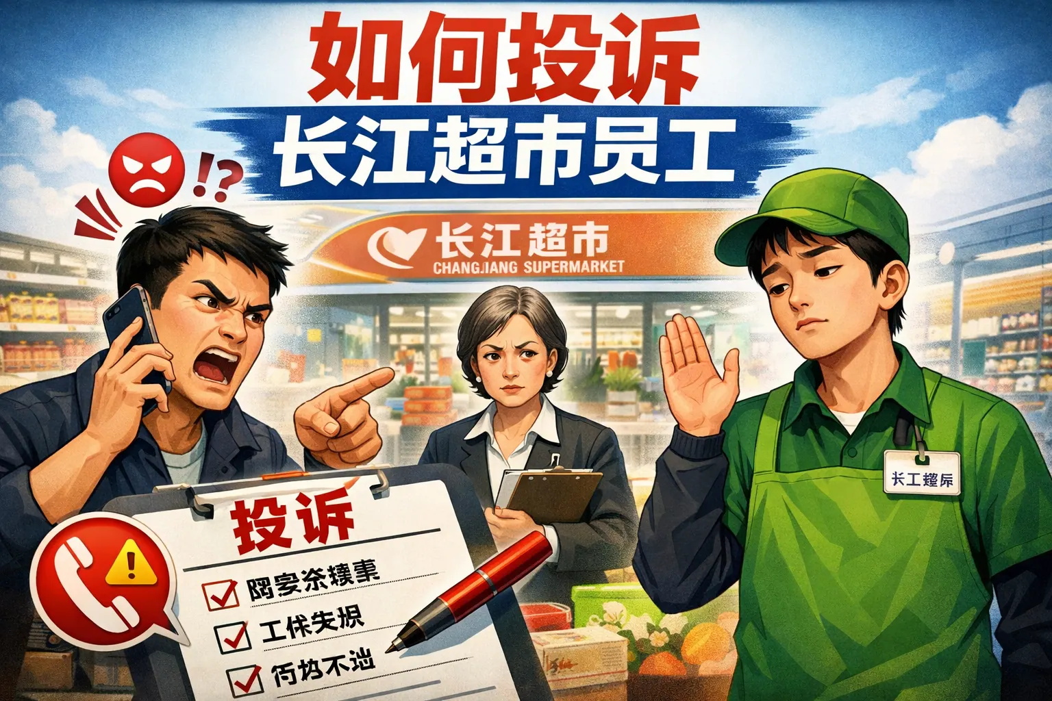 如何投诉长江超市员工
