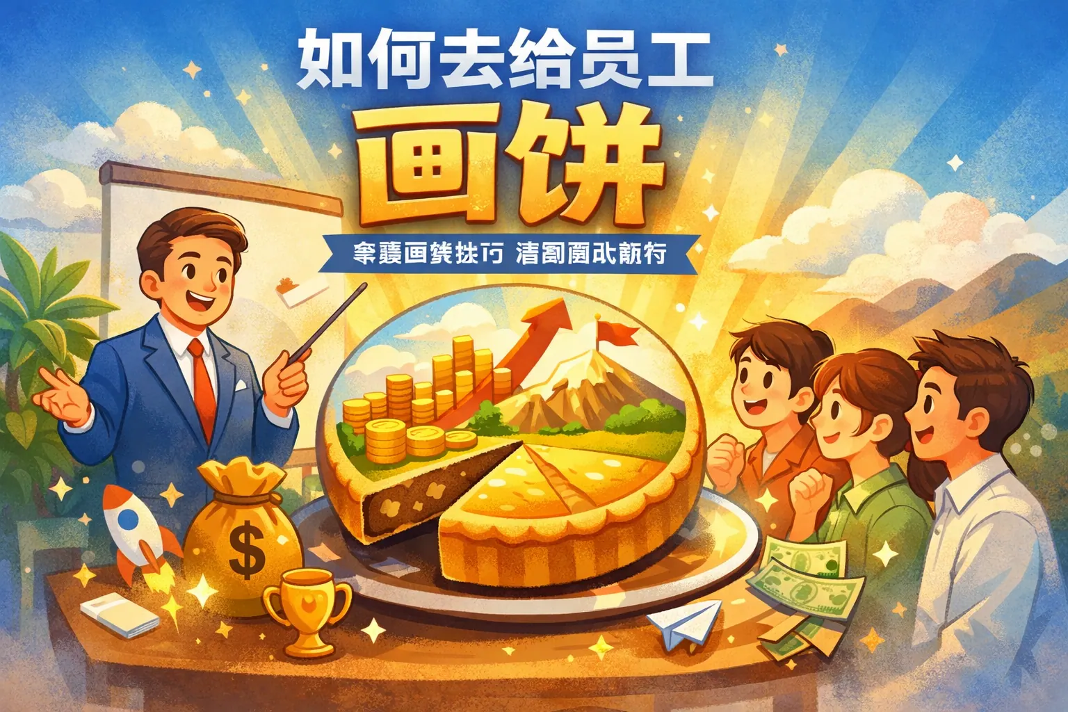 如何去给员工画饼