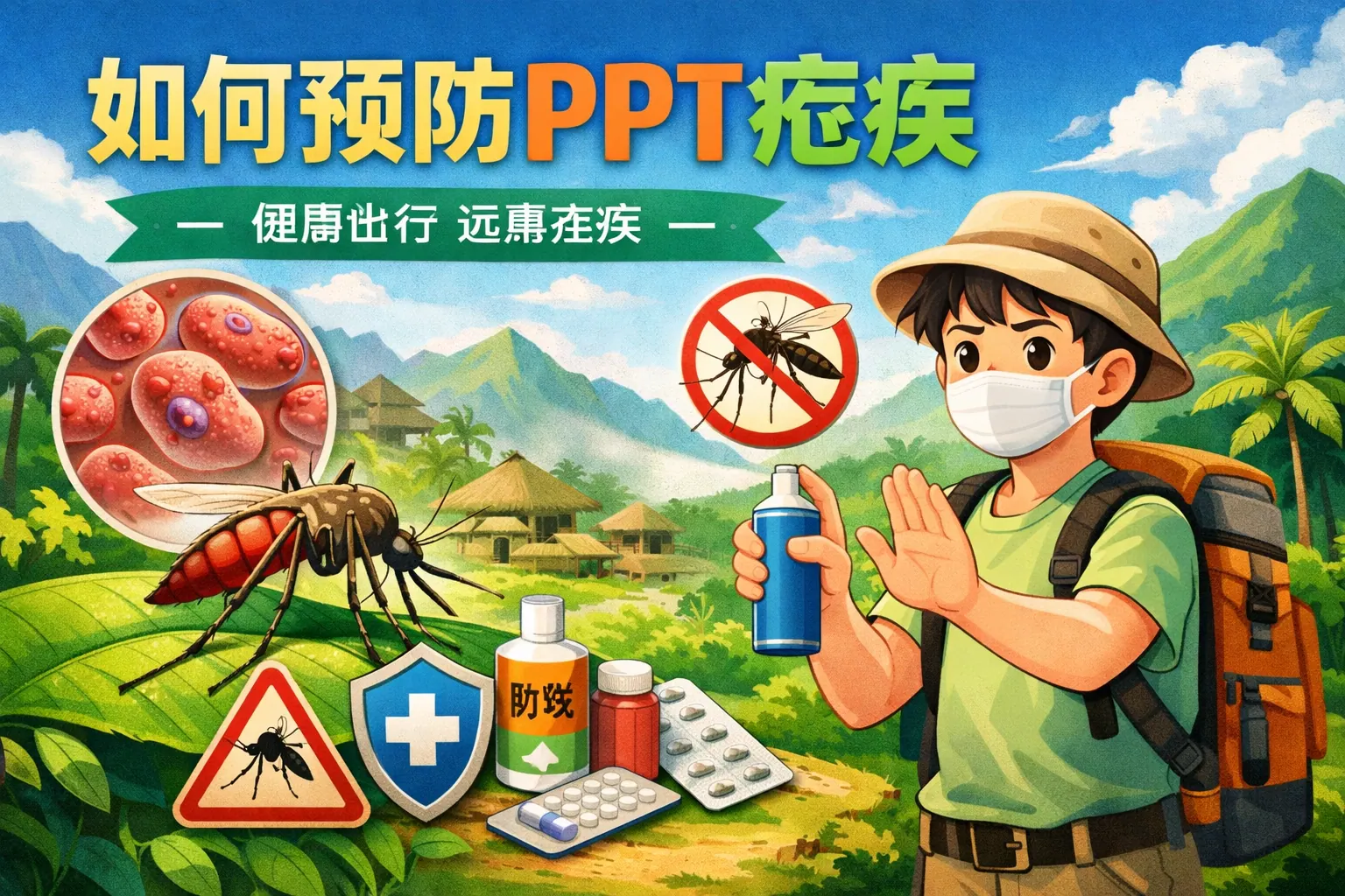 如何预防ppt疟疾
