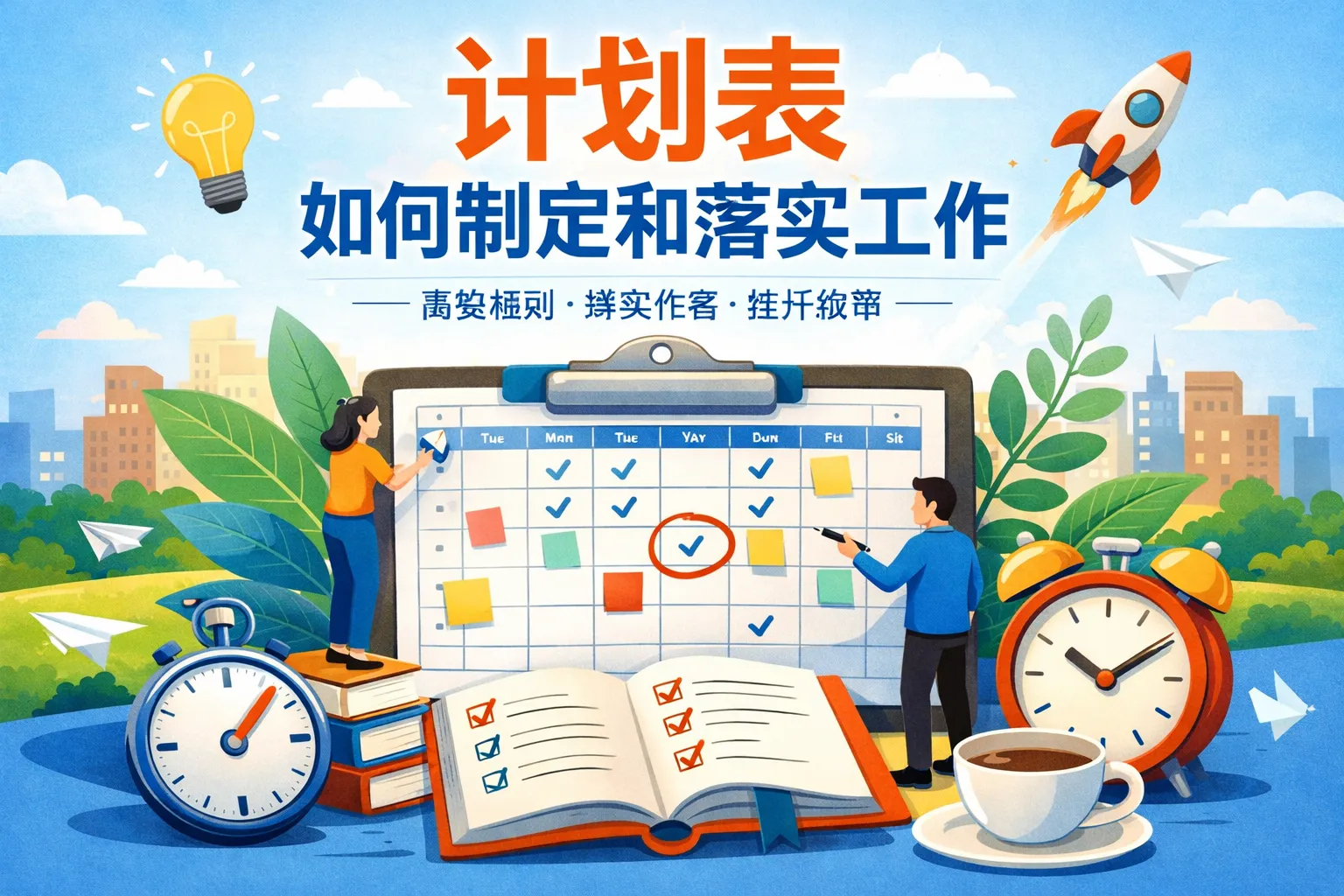 计划表如何制定和落实工作