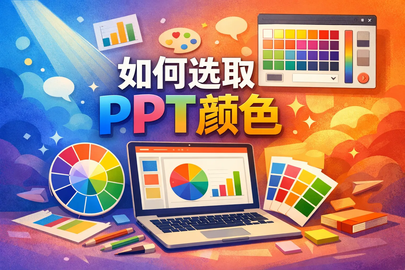 如何选取ppt颜色