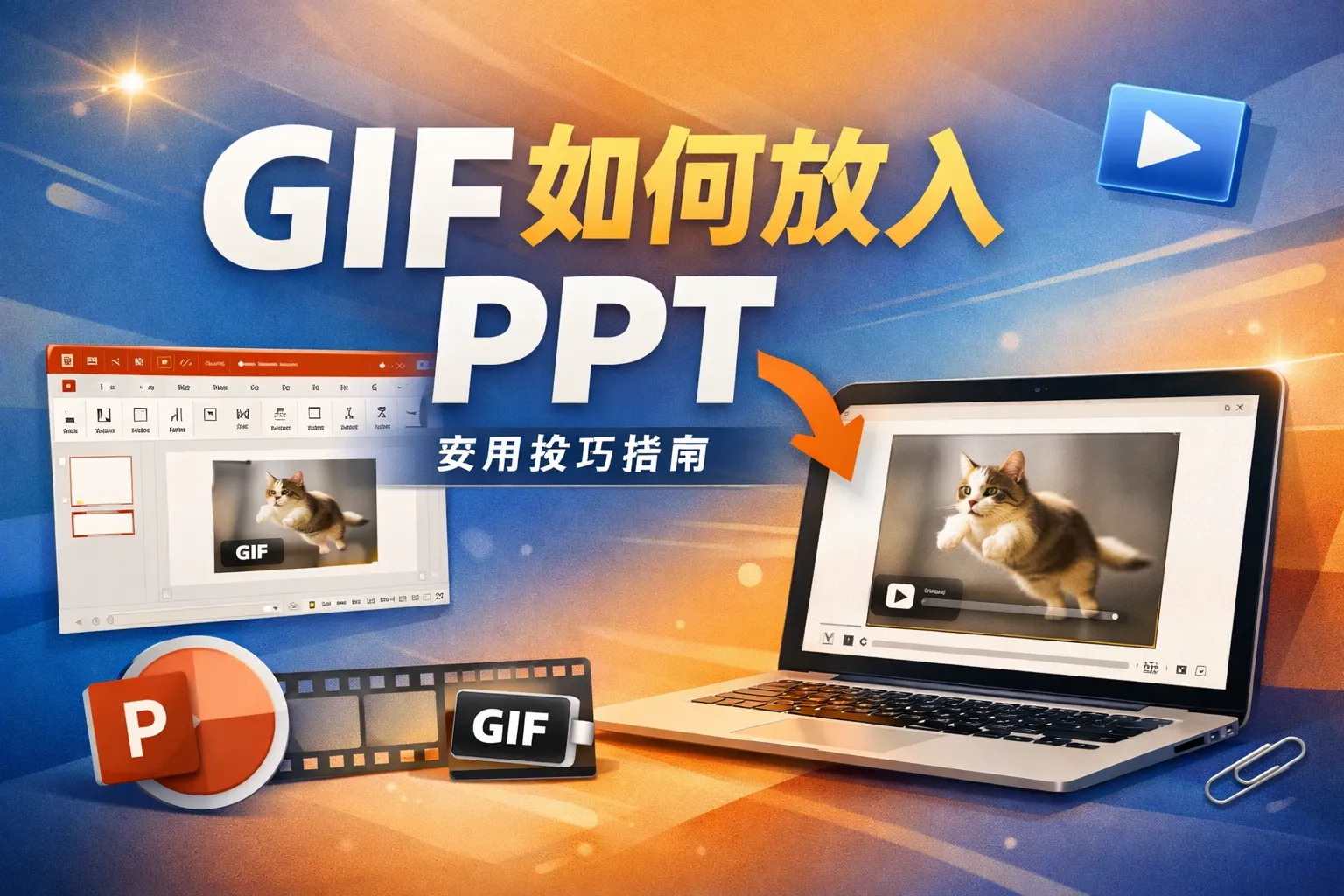 gif如何放入ppt