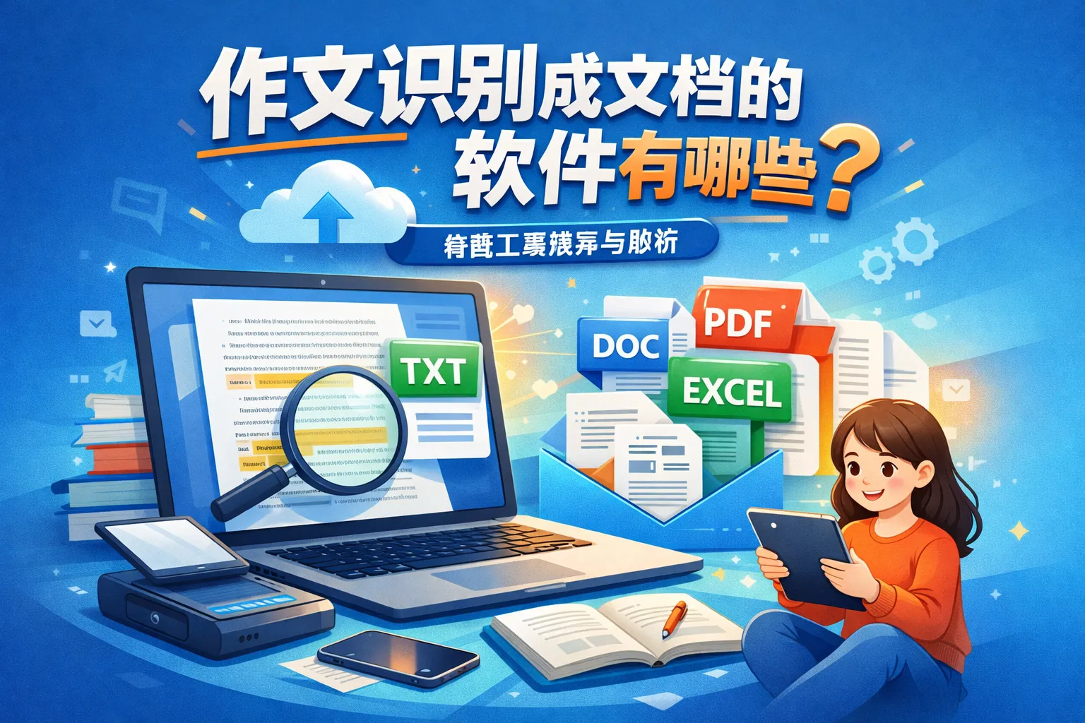 作文识别成文档的软件有哪些