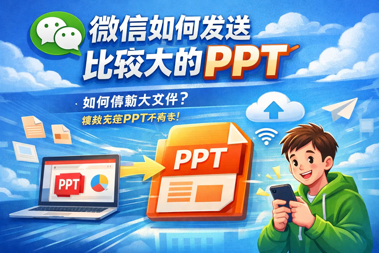 微信如何发送比较大的ppt
