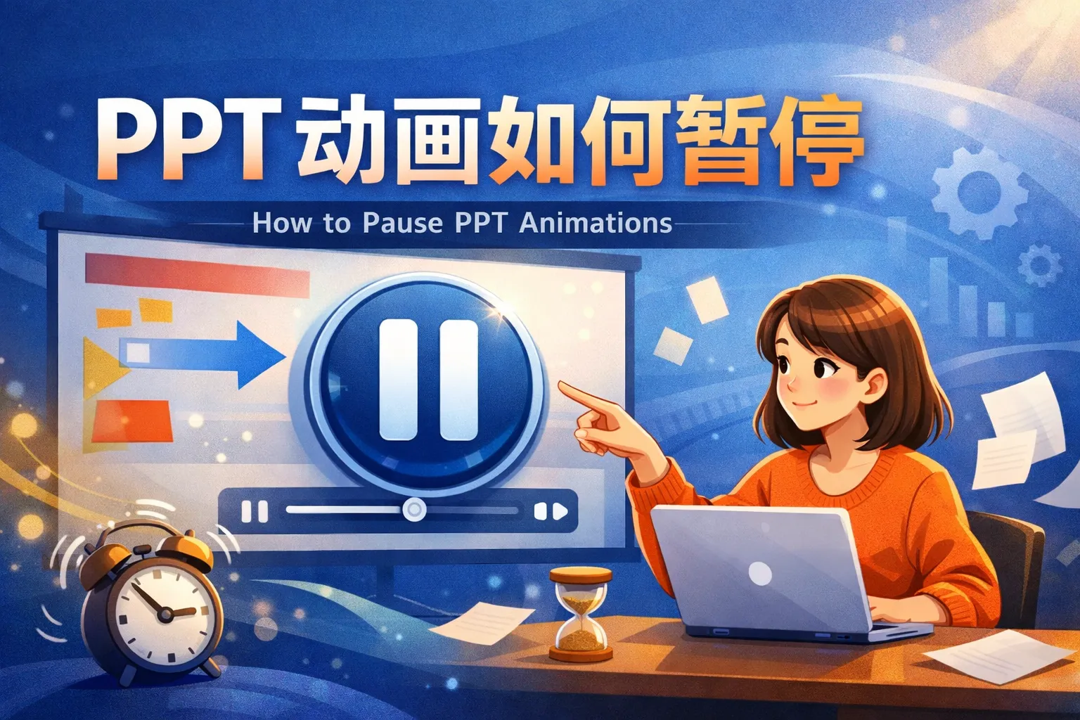 ppt 动画如何暂停